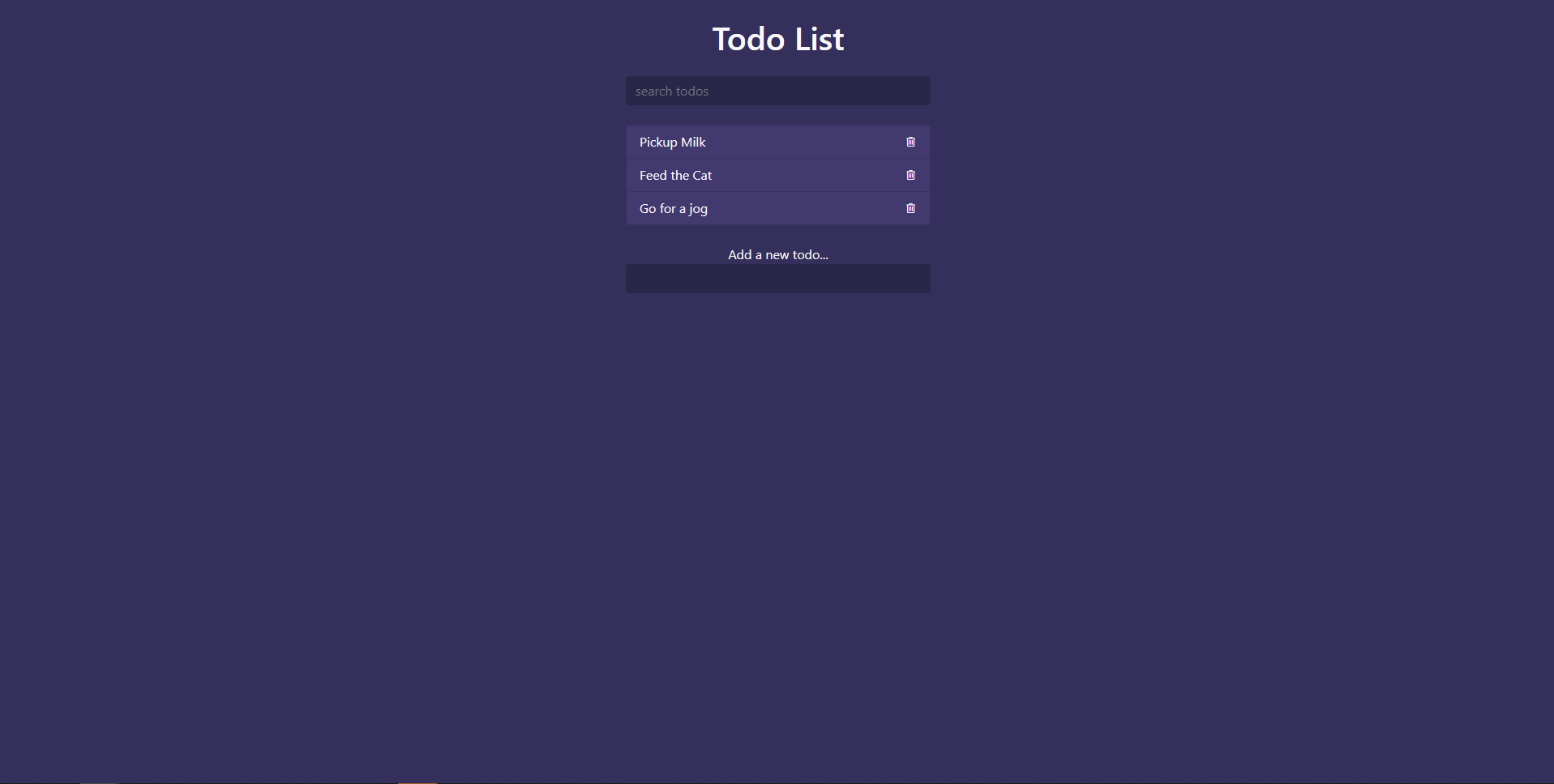 A todolist webapp that allows the user to make their own custom todo list.
